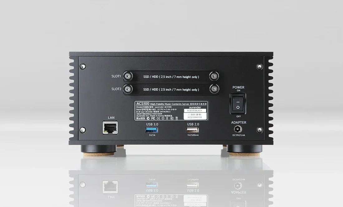 Aurender ACS100 Content Server & CD Ripper | The Grid HiFi