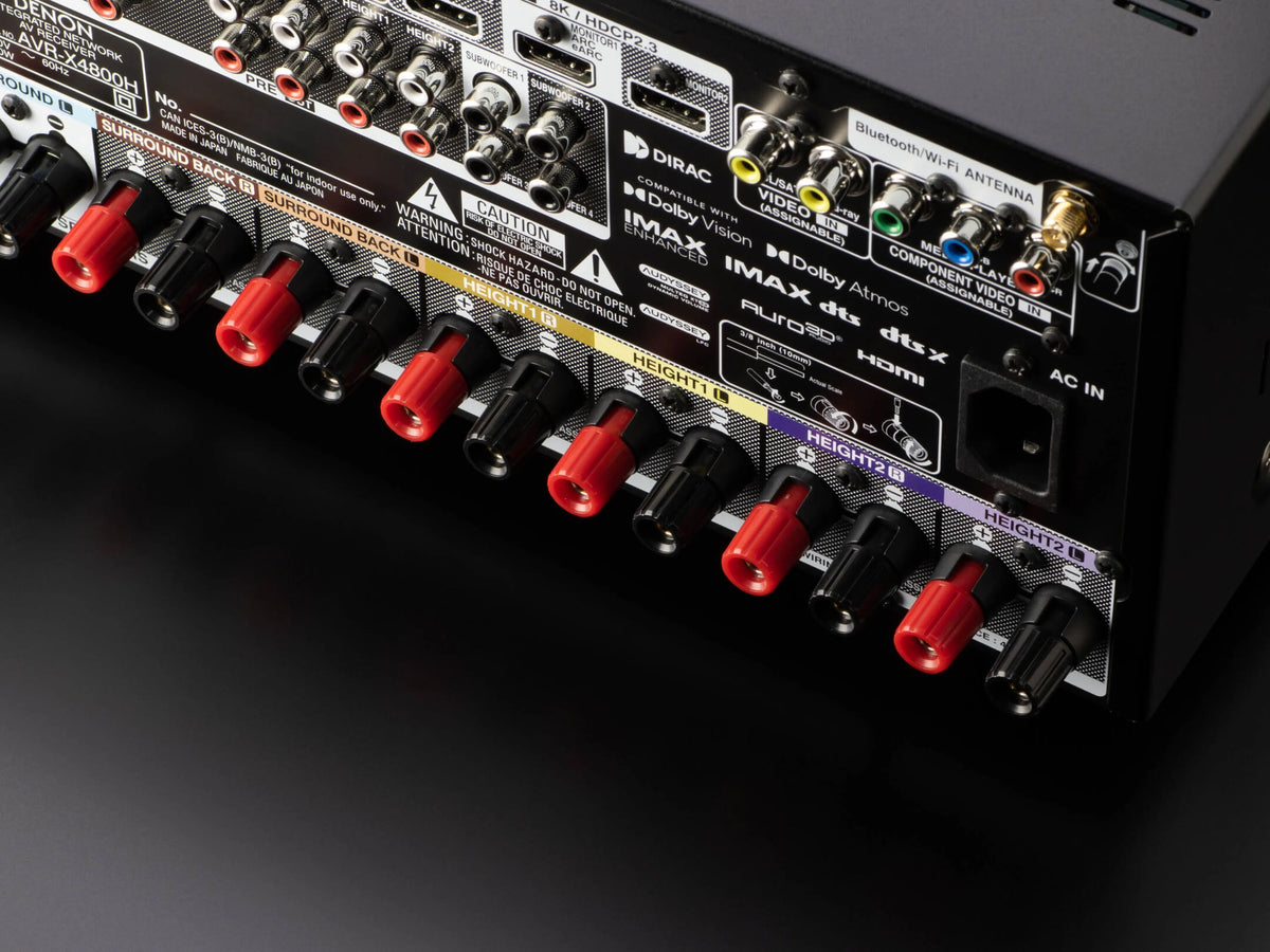 Denon AVR-X4800H 9.4-Channel 8K AV Receiver | The Grid HiFi
