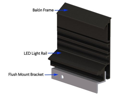 Stewart Balón Edge 135" FireHawk G5 Projector Screen