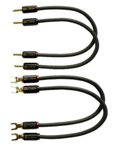Clarus - Crimson CCSJ Speaker Jumper Cables (PAIR)