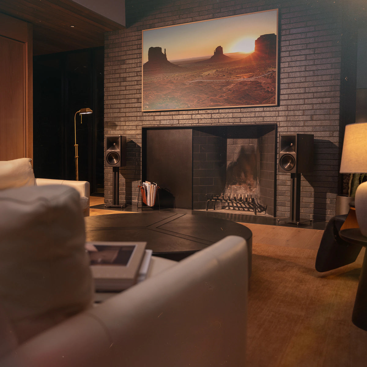 Klipsch The Nines II Dolby Atmos Powered Speakers Red Oak | The Grid