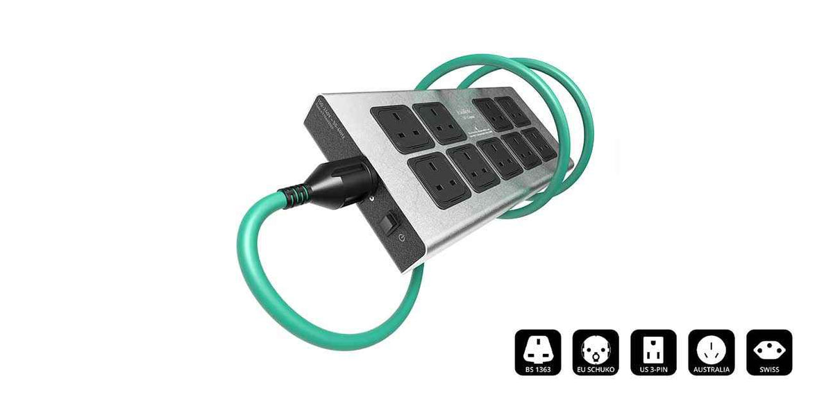 IsoTek V5 Corvus – 9-Outlet Power Cleaner and Surge Protection