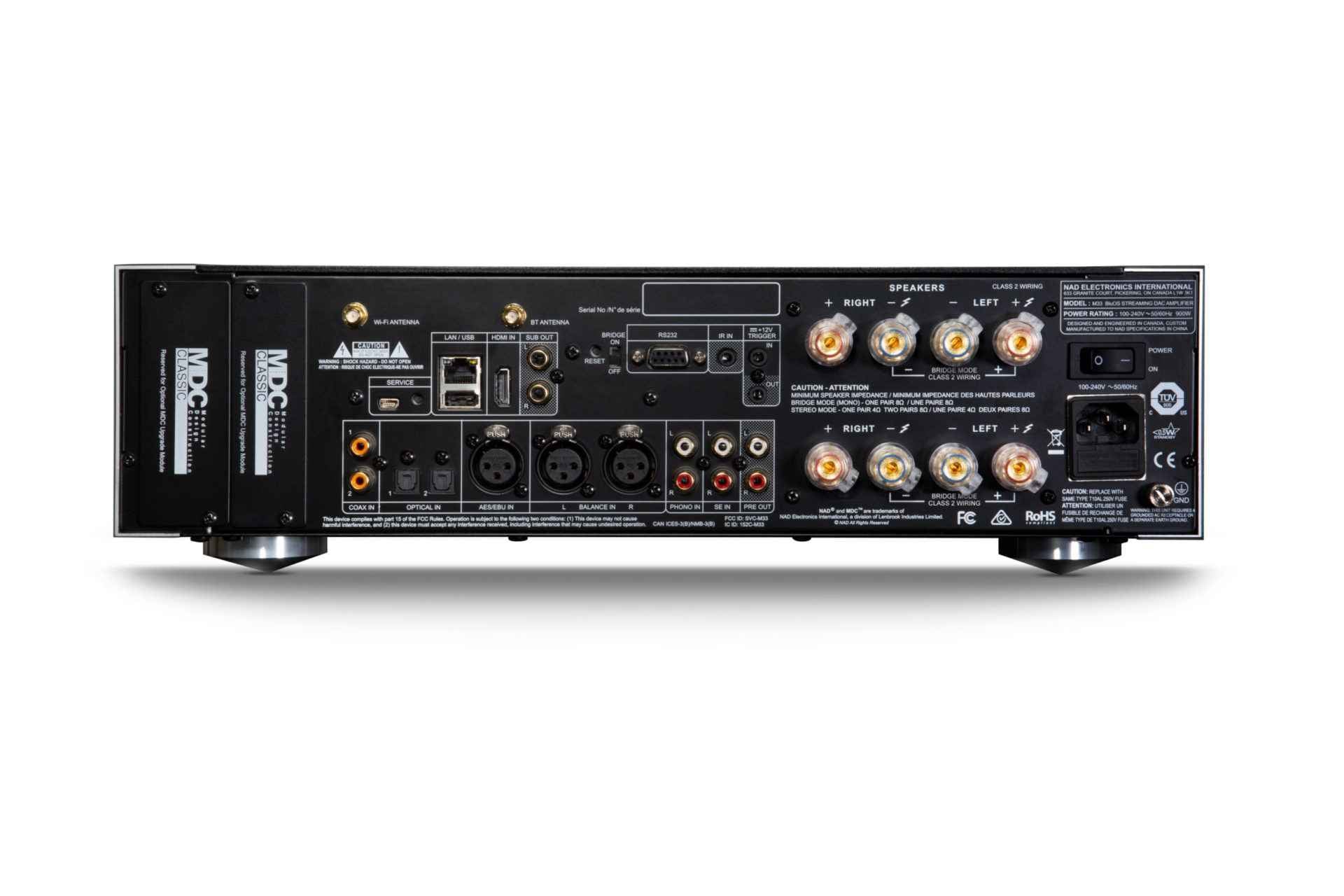 NAD - M33 BluOS® Streaming DAC Amplifier