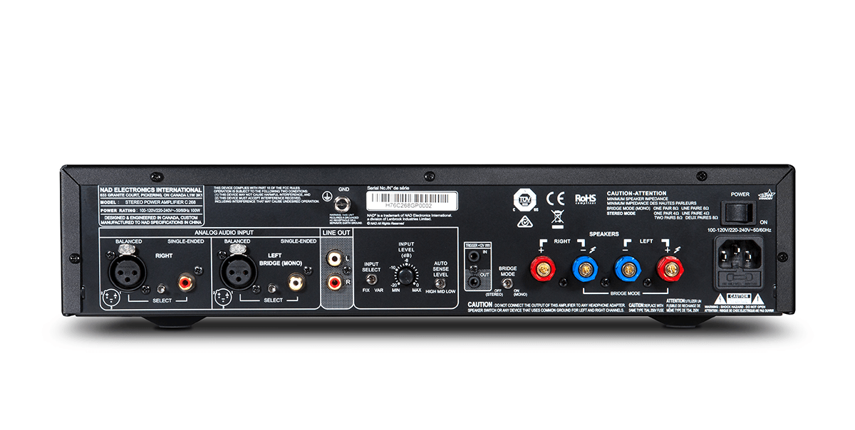 NAD - C 268 Stereo Power Amplifier