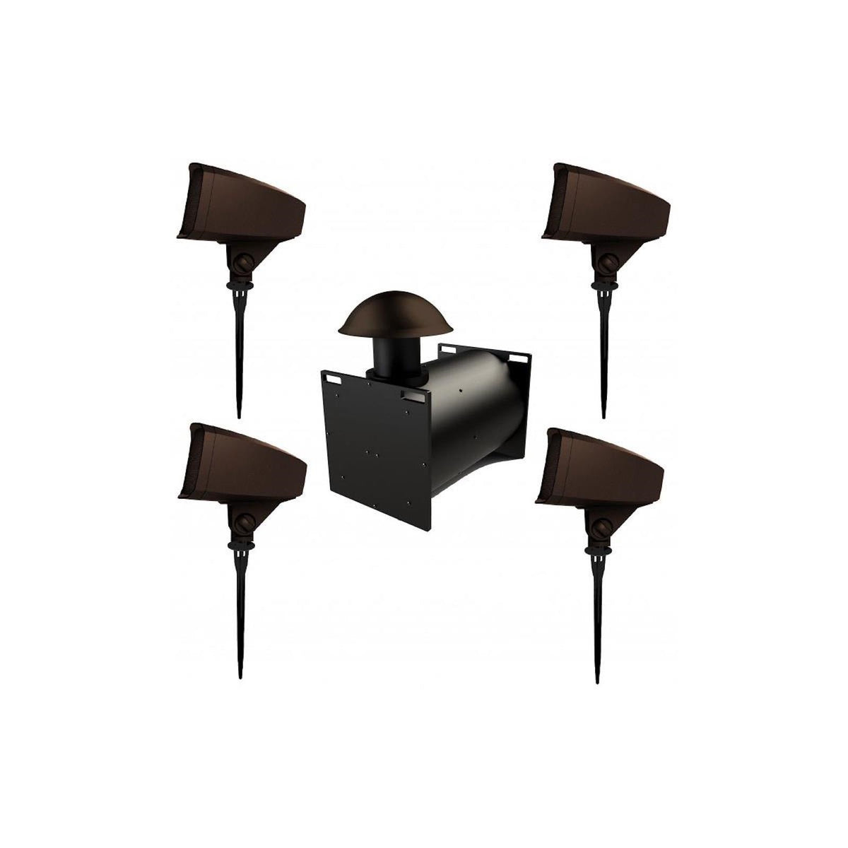 Klipsch PRO-6412-LS | 4-Speaker 12" Sub Outdoor Landscape System | The Grid HiFi