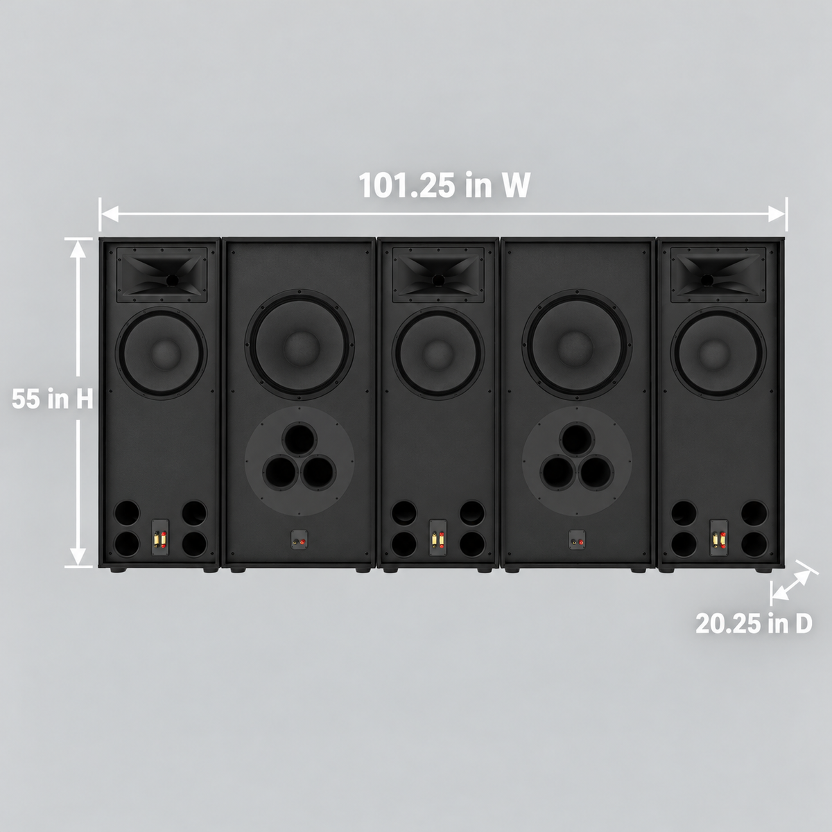Klipsch RCC-102-BTS – Real Custom Cinema Behind the Screen Speaker System