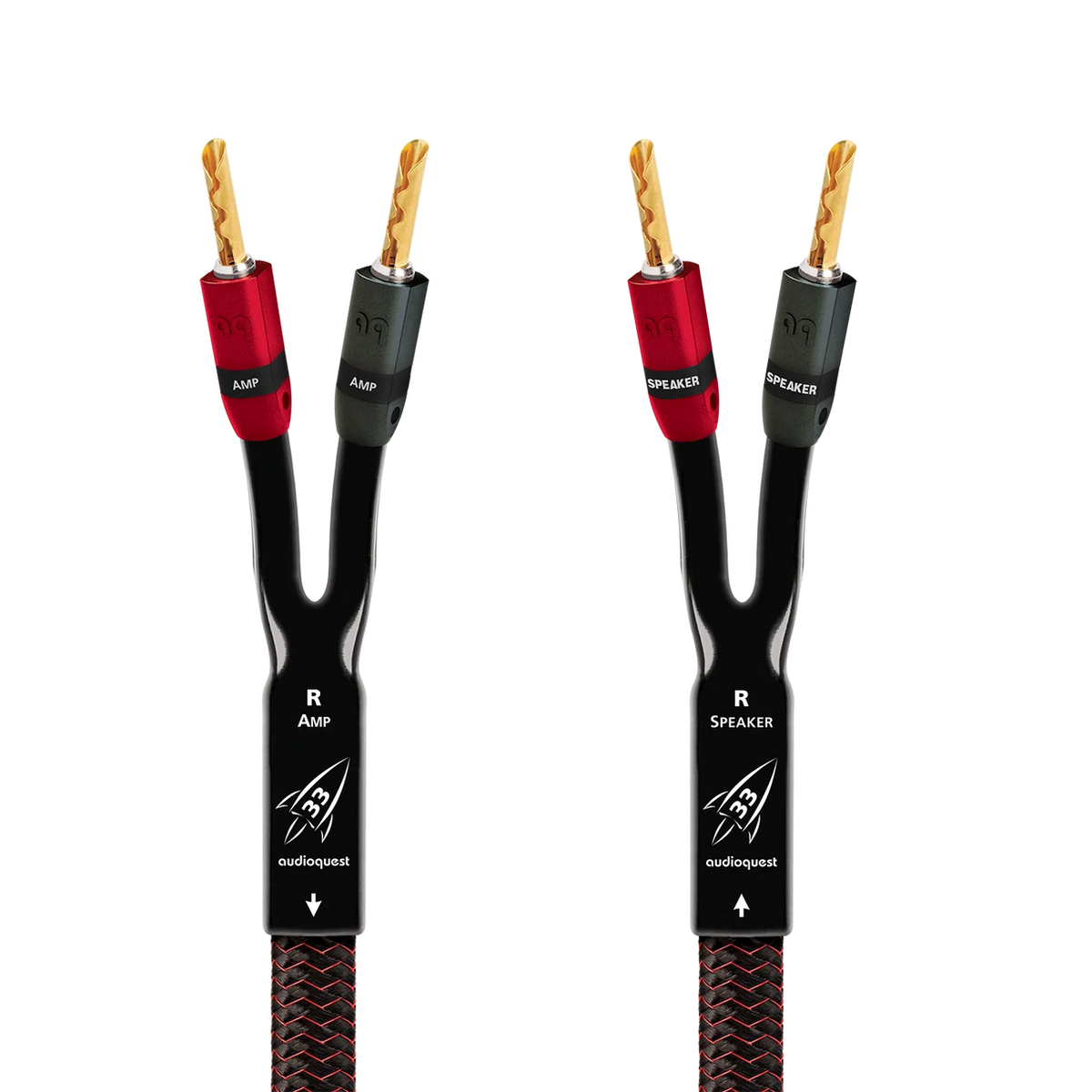 AudioQuest Rocket 33 Full-Range Speaker Cable Pair | The Grid HiFi
