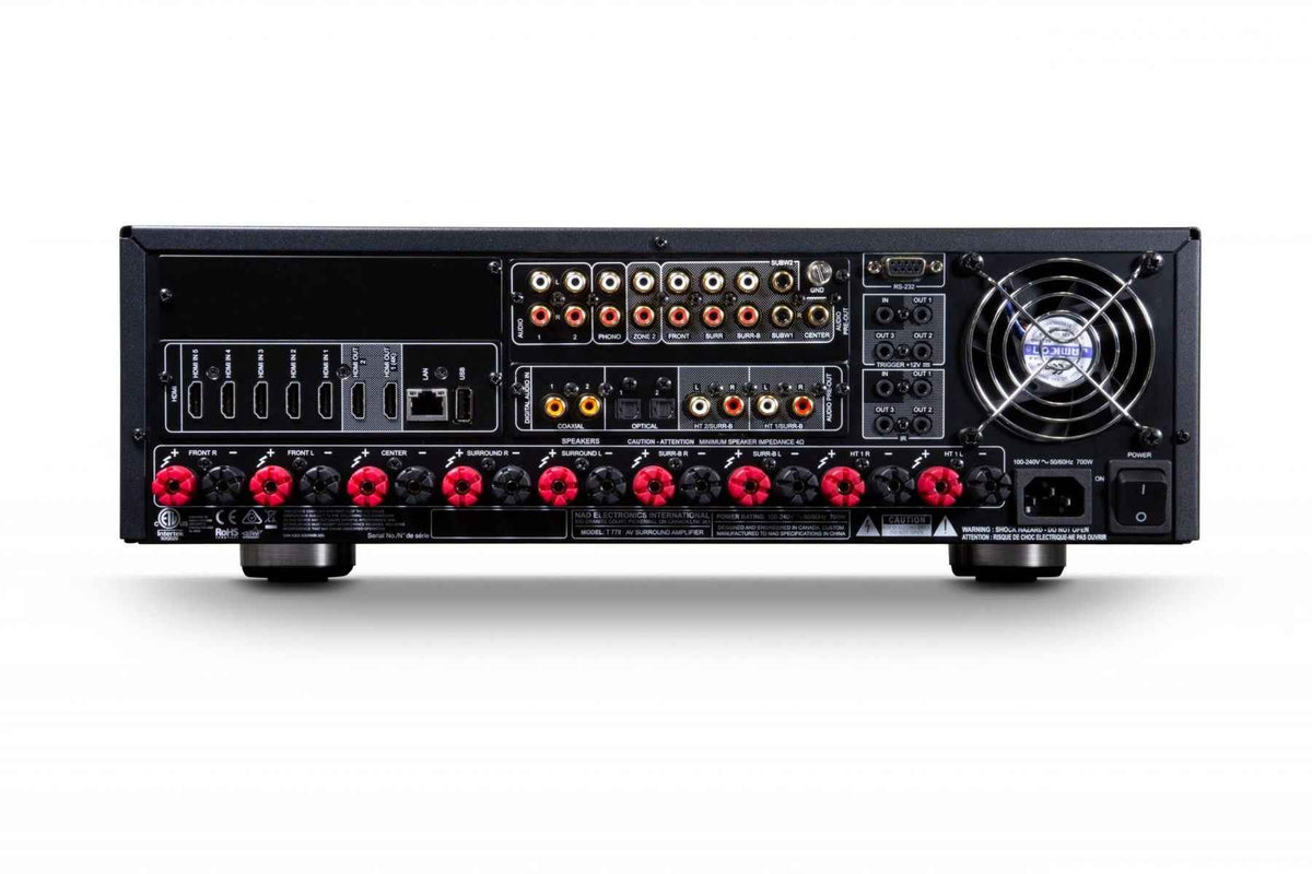 NAD - T 778 AV Surround Sound Receiver