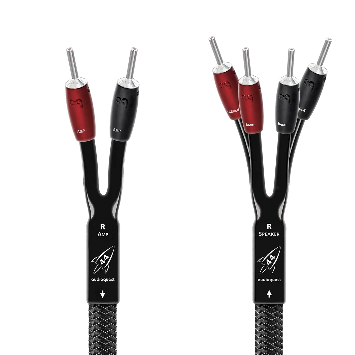 AudioQuest Rocket 44 Single-BiWire Speaker Cable Pair | The Grid HiFi