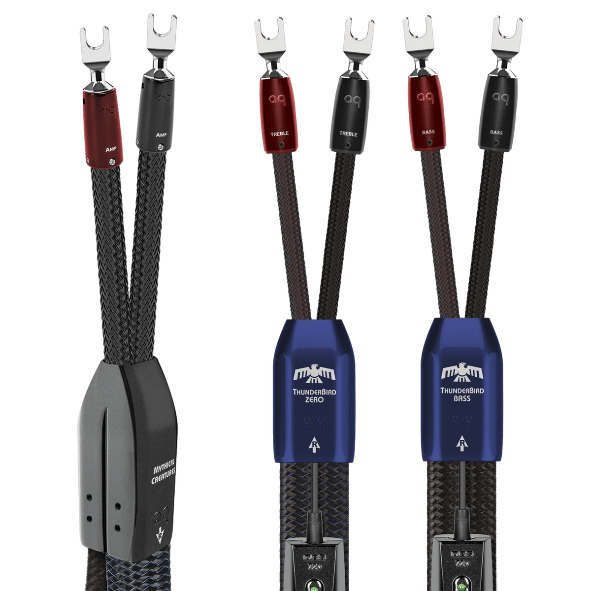 AudioQuest ThunderBird ZERO BiWire COMBO Pair | The Grid HiFi