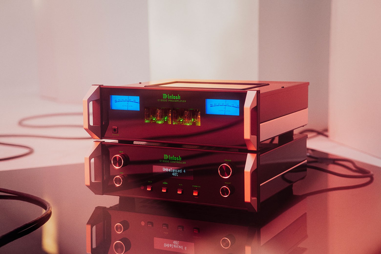 McIntosh C12000 Solid State and Vacuum Tube Preamplifier