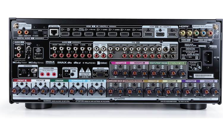 Denon AVR-A10H 13.4 Ch 150W 8K AV Receiver with HEOS Built-in