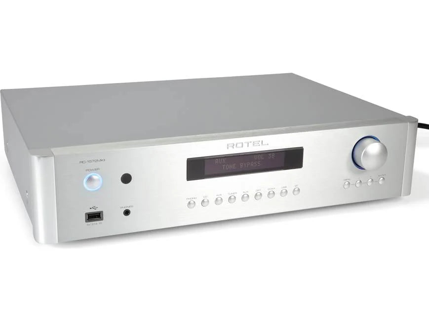 Rotel RC-1572MKII Stereo Preamplifier | DAC, XLR & Phono