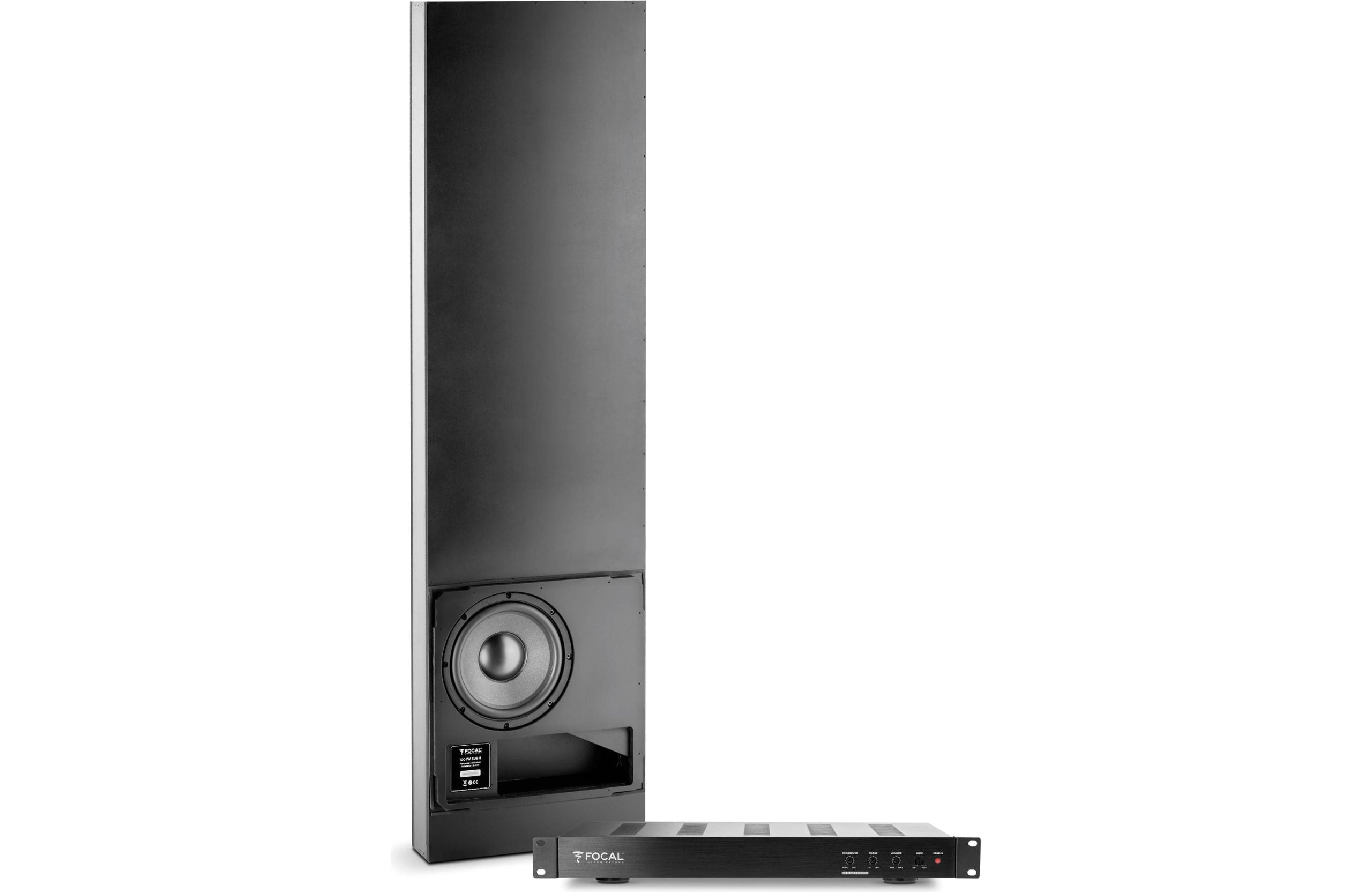 Focal - 100 IW SUB 8 + SUB AMP PACK E1SSWPA101
