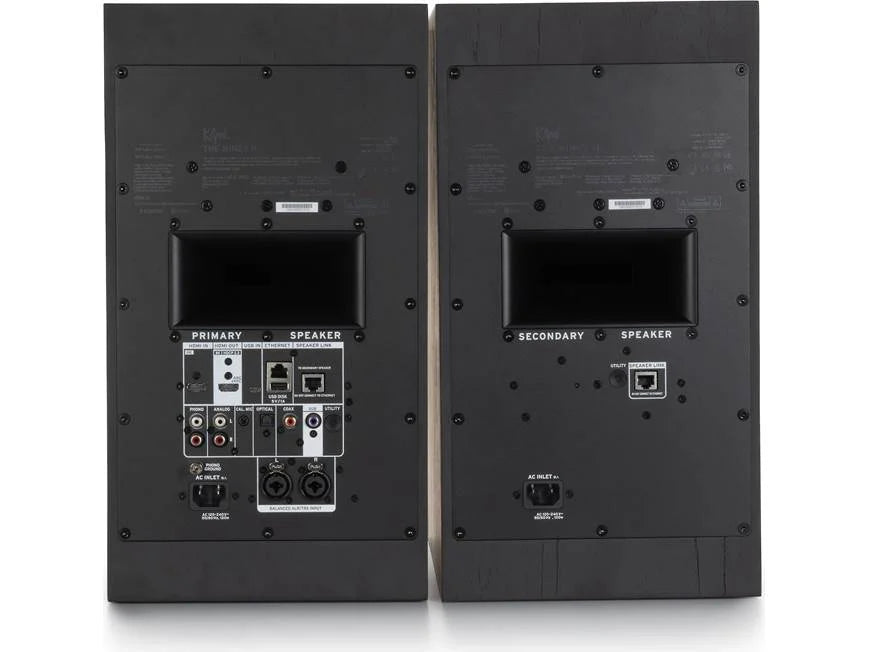 Klipsch The Nines II Dolby Atmos Powered Speakers Black | The Grid