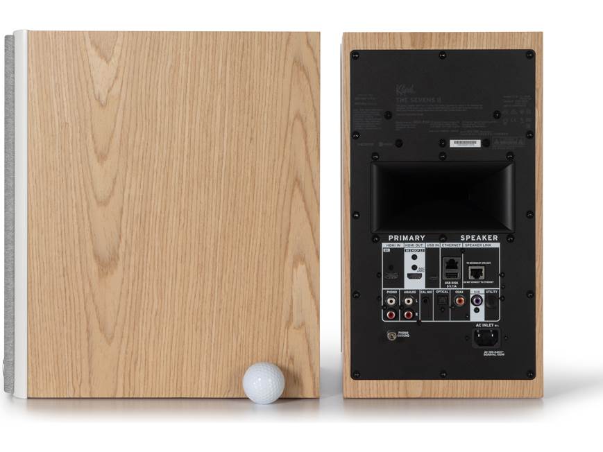 Klipsch The Sevens II Red Oak Powered Speakers | The Grid