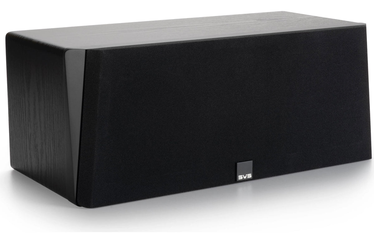 SVS Prime Center | 3-Way Center Channel Speaker Black Ash | The Grid