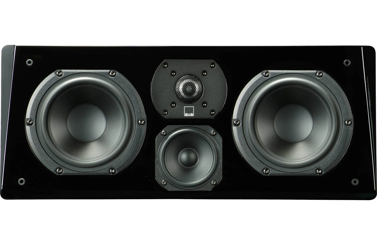 SVS Prime Center | 3-Way Center Channel Speaker Gloss Black | The Grid