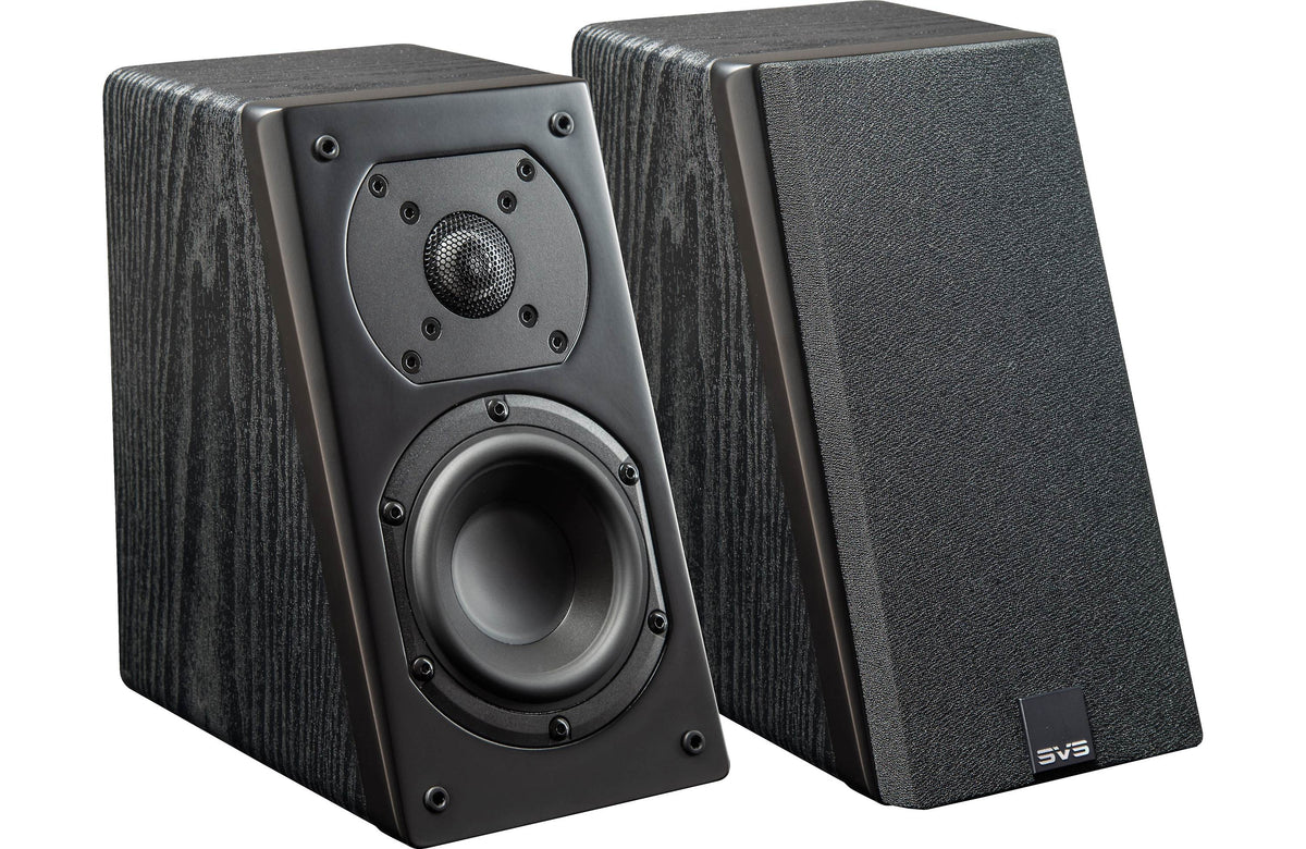 SVS Ultra Evolution Elevation Dolby Atmos Speaker Black Oak Veneer | The Grid