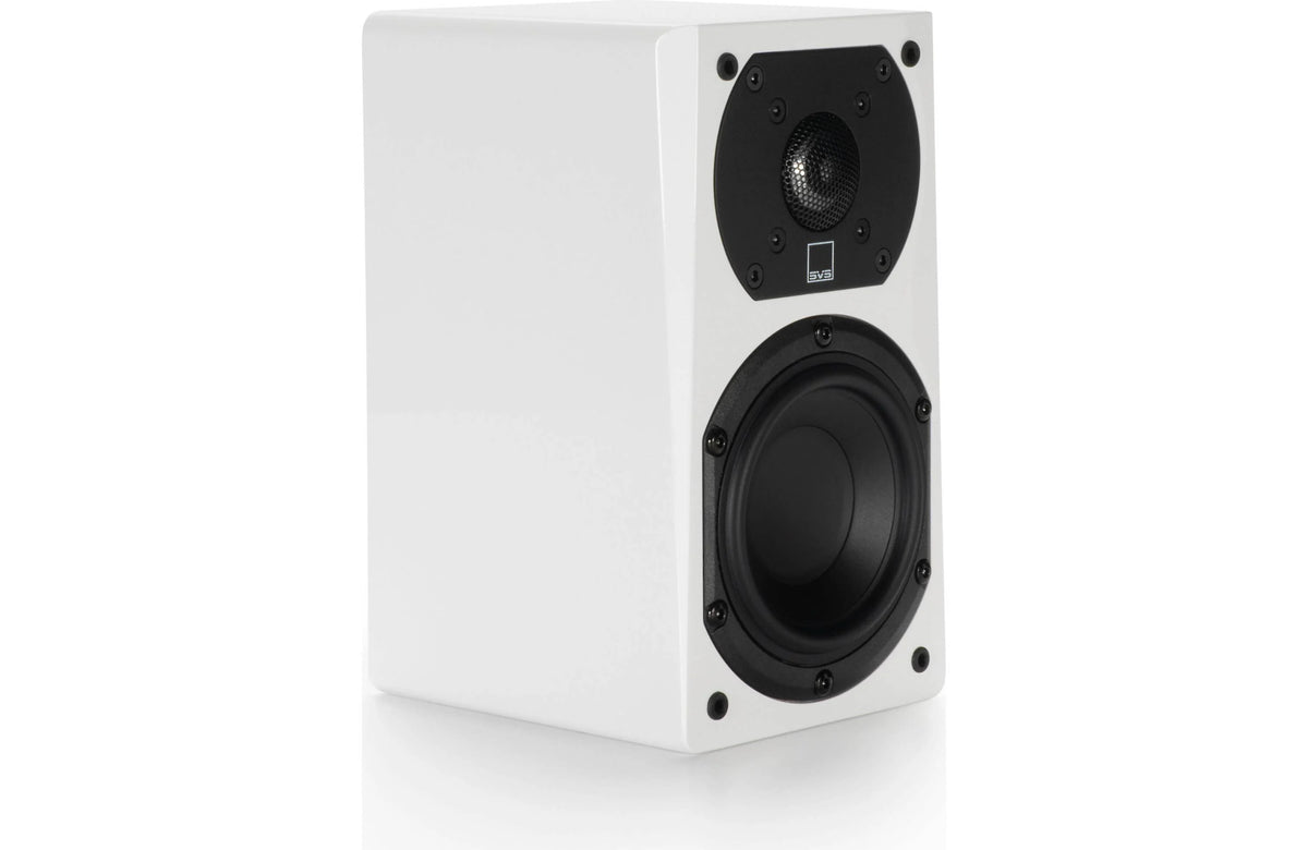 SVS Prime Satellite Speakers Gloss White | Compact Home Theater | The Grid