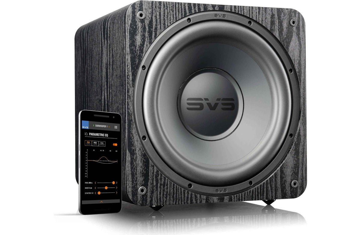 SVS SB-1000 Pro Black Ash | 12-Inch Sealed Subwoofer | The Grid