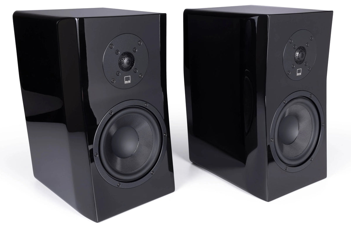 SVS Ultra Evolution Bookshelf Speakers Gloss Black | The Grid HiFi