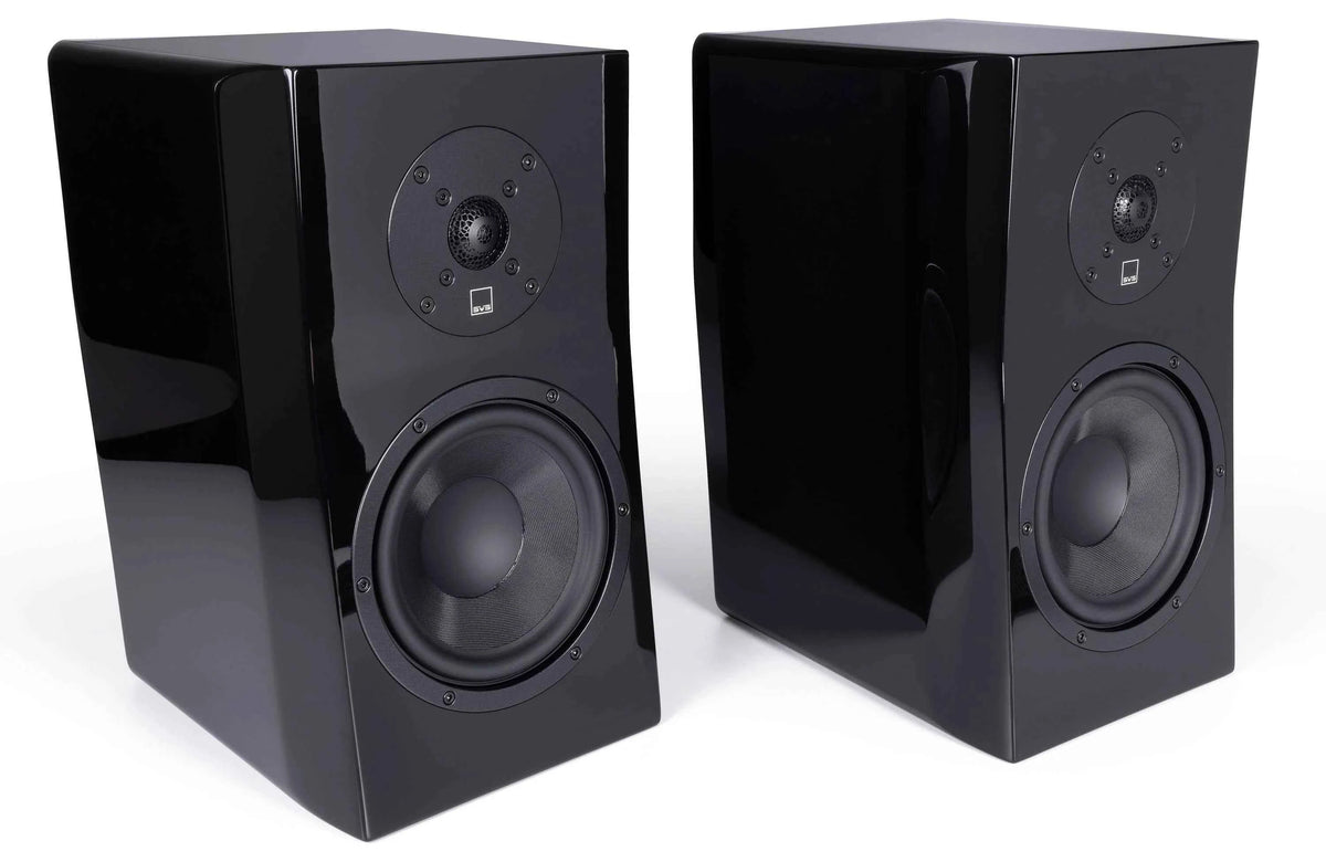 SVS Ultra Evolution Bookshelf Speakers Gloss Black | The Grid HiFi