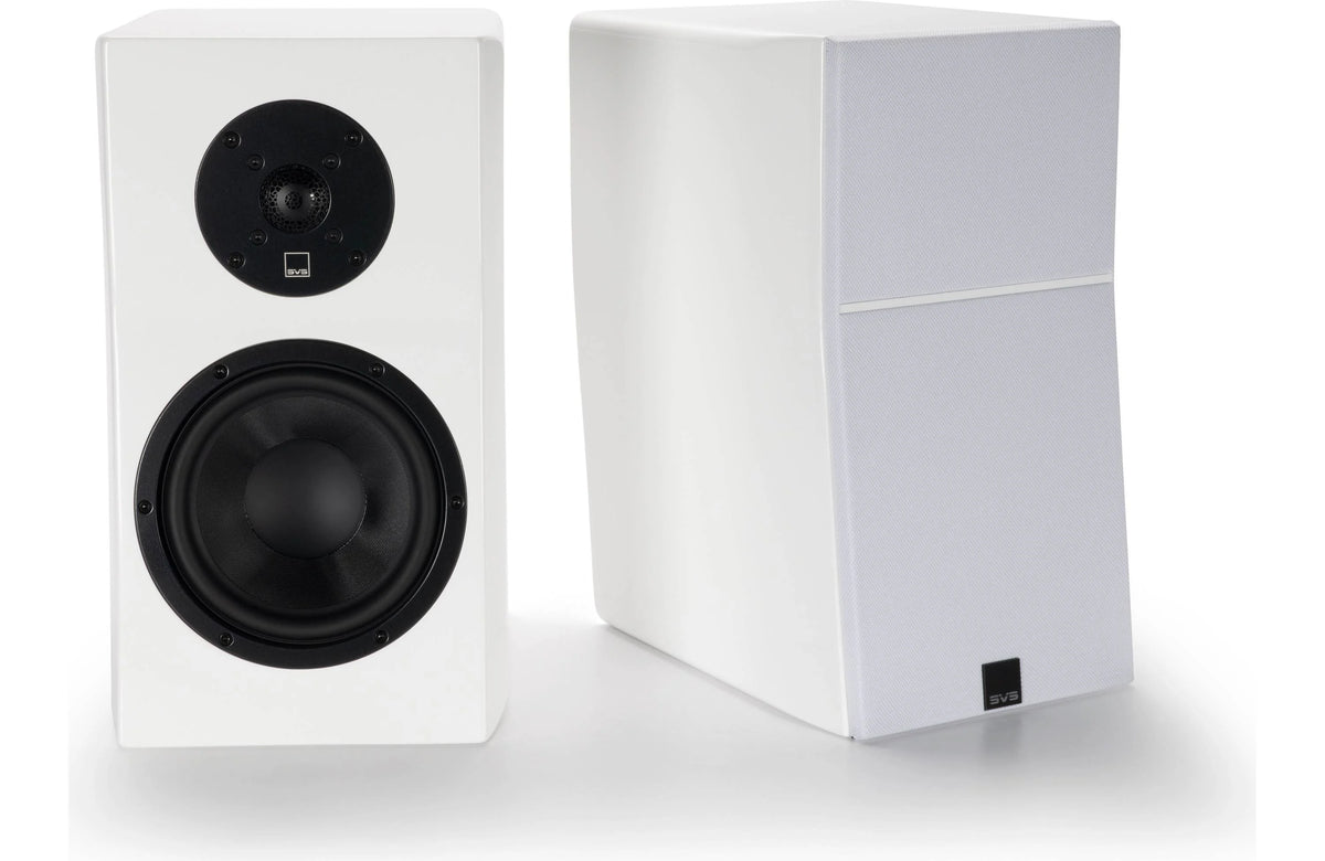 SVS Ultra Evolution Bookshelf Speakers Gloss White | The Grid HiFi