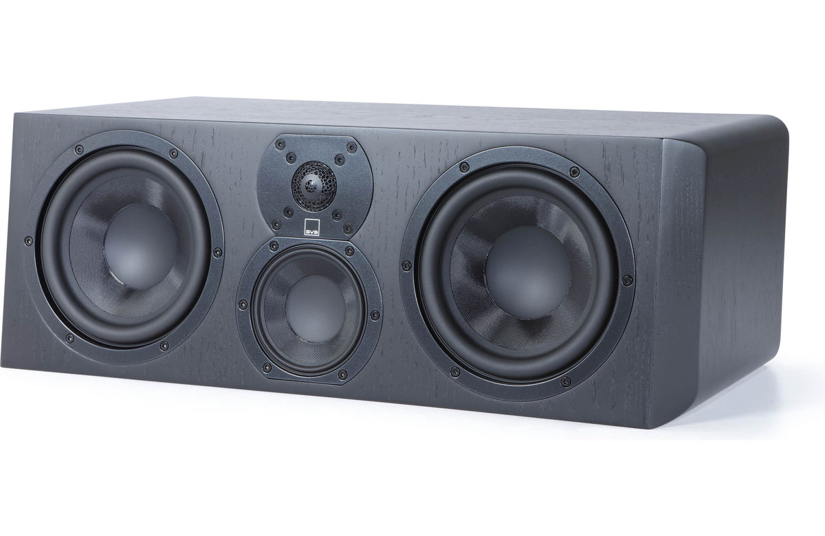 SVS Ultra Evolution Center Channel Speaker Black Oak Veneer | The Grid HiFi