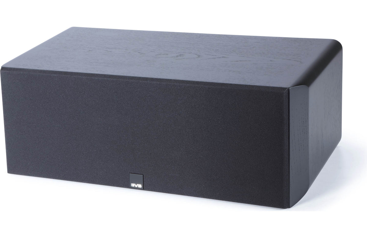 SVS Ultra Evolution Center Channel Speaker Black Oak Veneer | The Grid HiFi