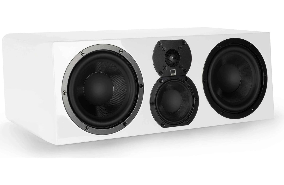 SVS Ultra Evolution Center Channel Speaker Gloss White | The Grid HiFi