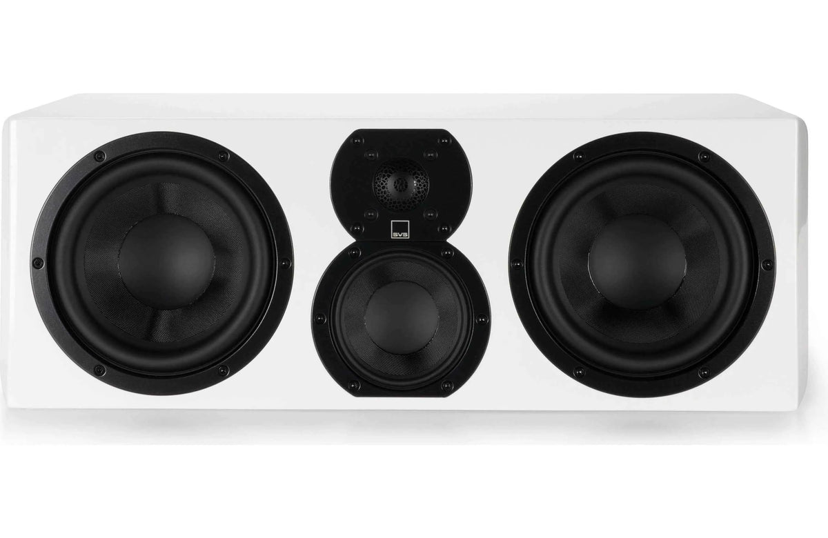 SVS Ultra Evolution Center Channel Speaker Gloss White | The Grid HiFi