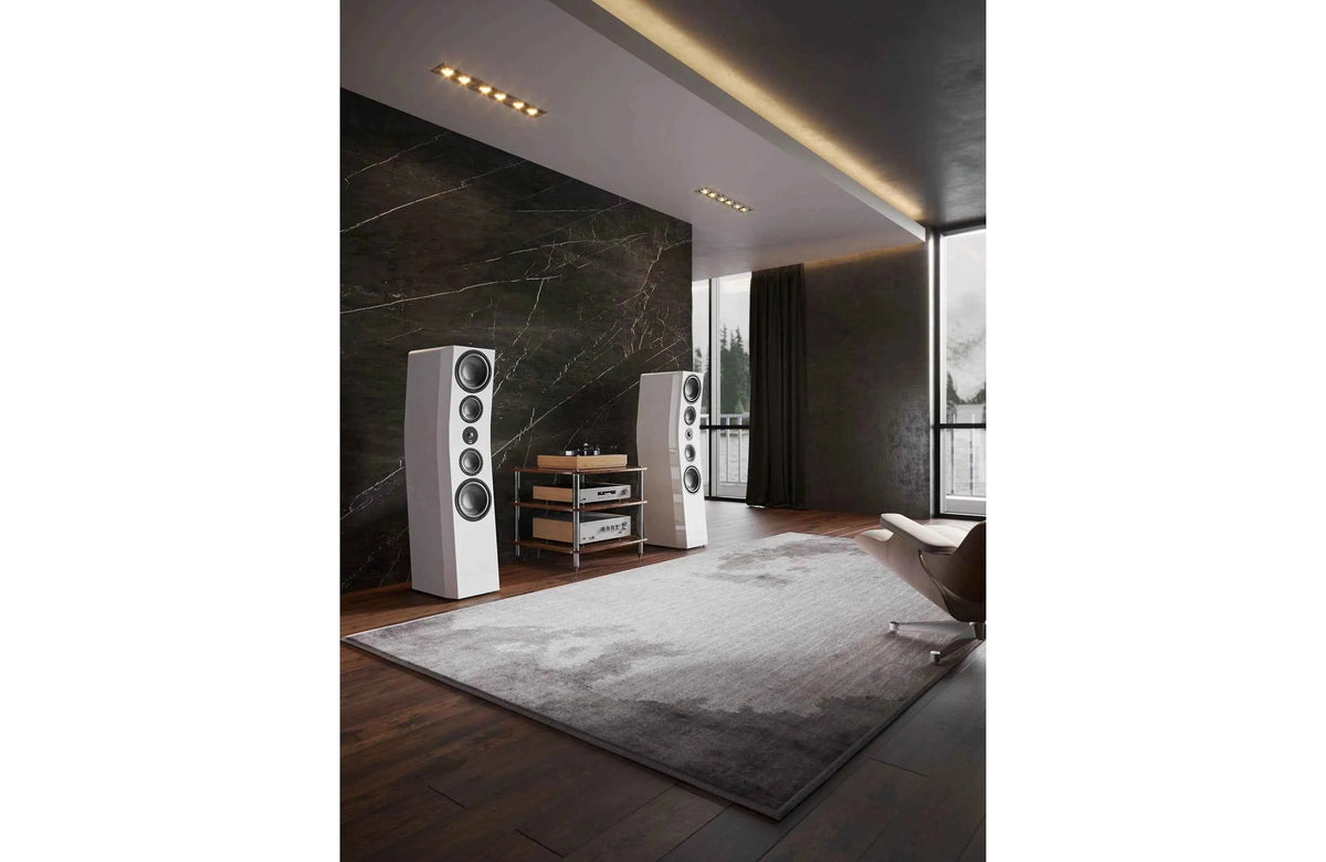 SVS Ultra Evolution Pinnacle Floorstanding Speakers Gloss White | The Grid