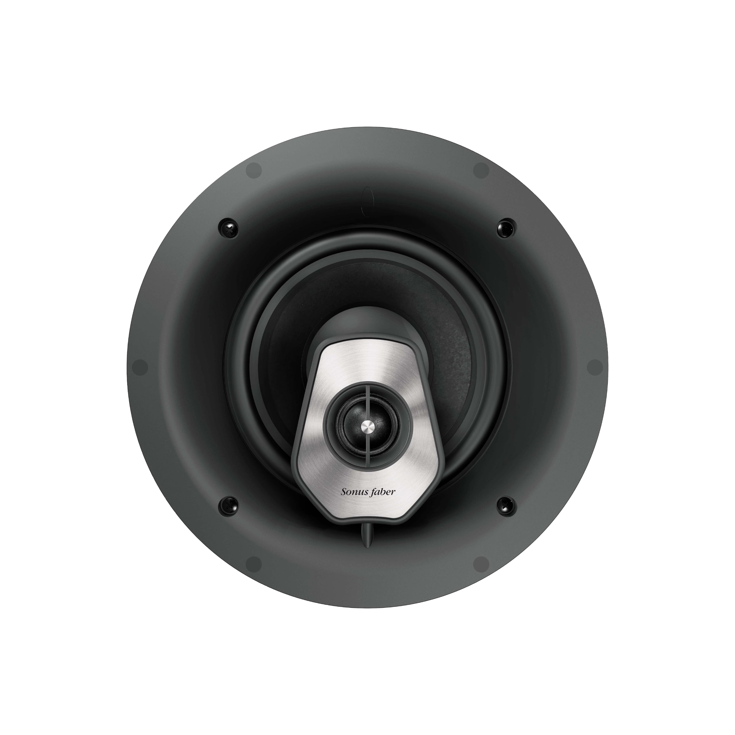 A front view of the Sonus faber PC-562 custom installation 2-way in-ceiling speaker from the Palladio collection