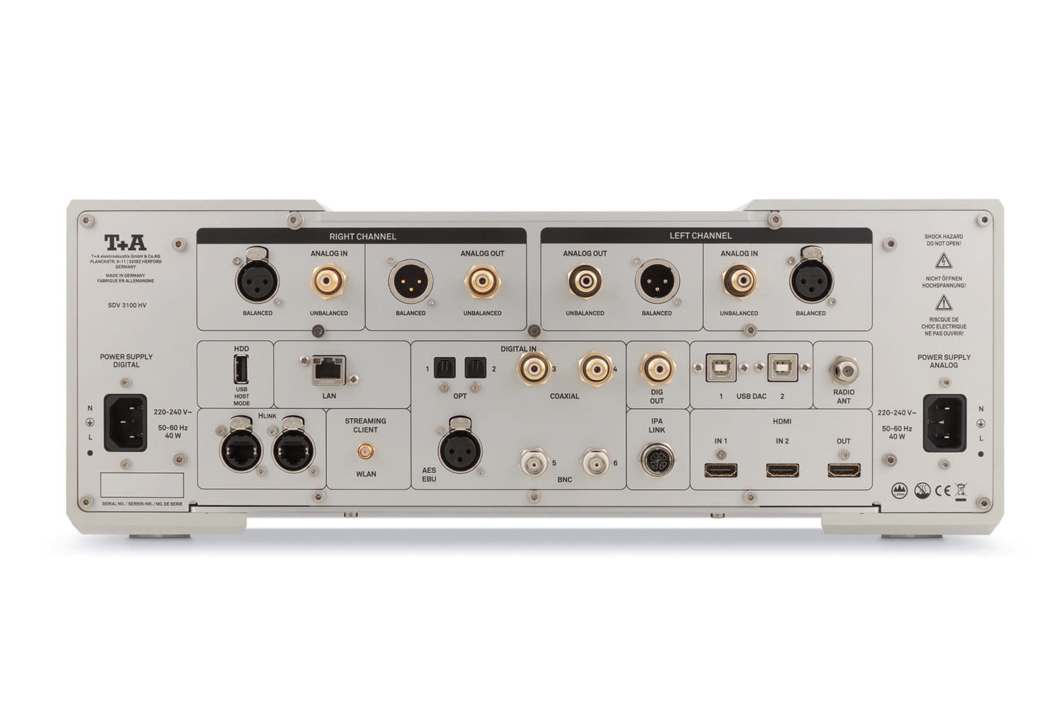 T+A - SDV 3100 HV  Reference Streaming DAC Preamp