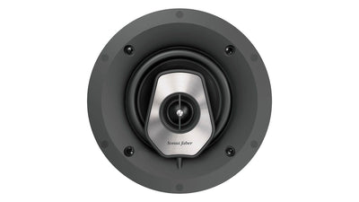 Close-up of the tweeter on the PC-562 2-way in-ceiling system from Sonus faber's Palladio Collection.