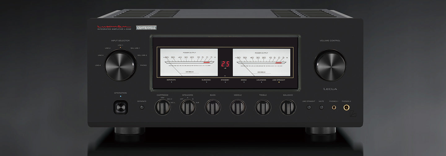 Luxman L-509-Z Black Centennial Integrated Amplifier