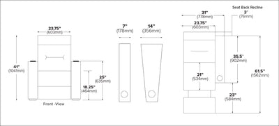 Salamander TC3 Three-Seat Curved Theater Seating | The Grid