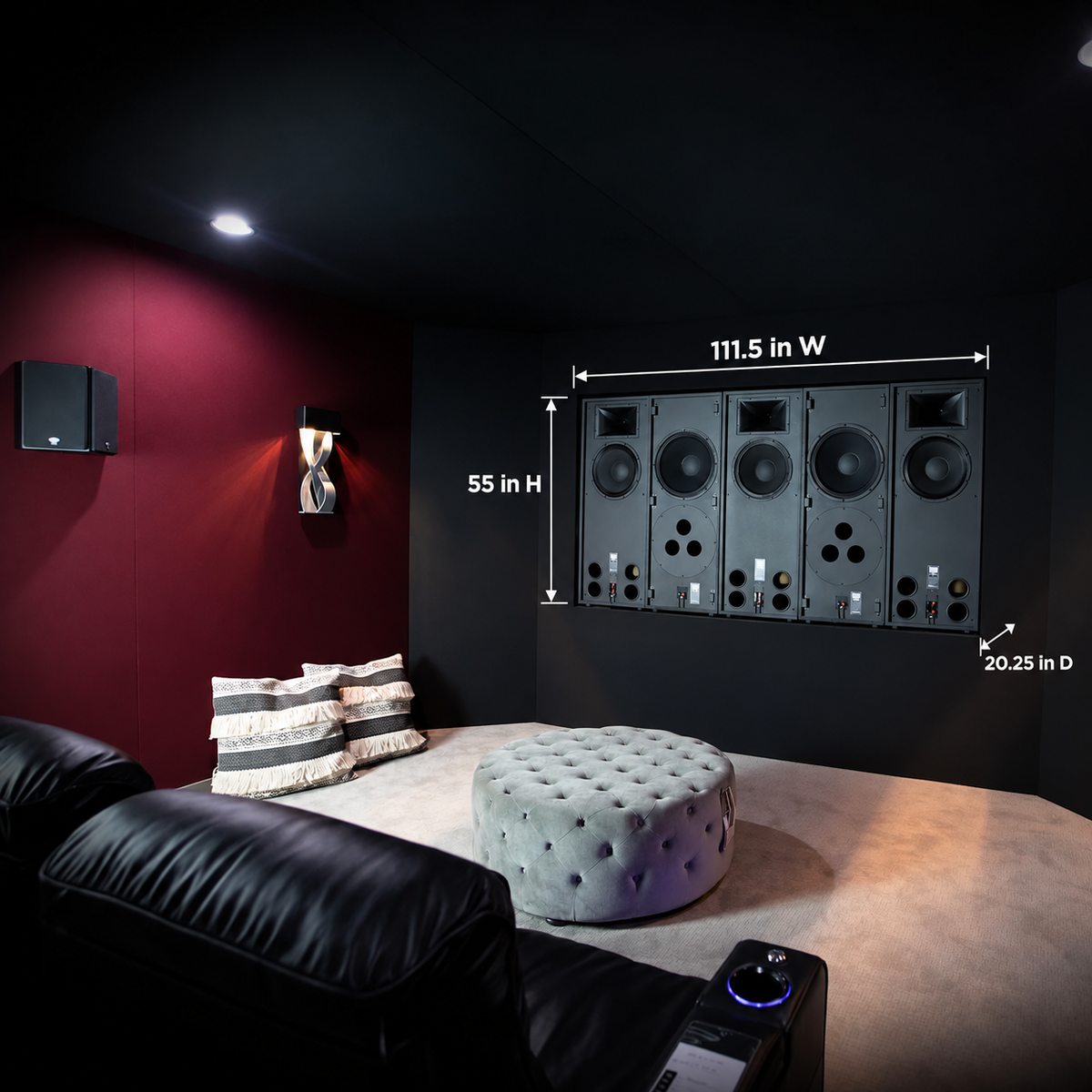 Klipsch RCC-112-BTS – Real Custom Cinema Behind the Screen Speaker System