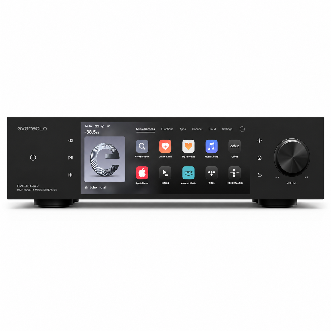 Eversolo DMP-A8 Gen 2 High-Fidelity Music Streamer, DAC &amp, Analog Preamplifier