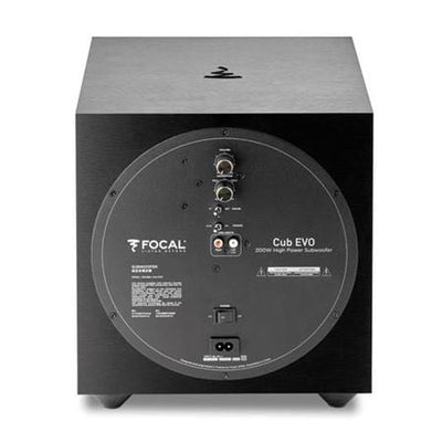 FOCAL CUB EVO ACTIVE BASS-REFLEX SUBWOOFER BLACK