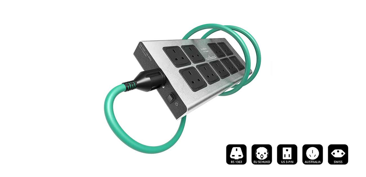 IsoTek V5 Corvus – 9-Outlet Power Cleaner and Surge Protection