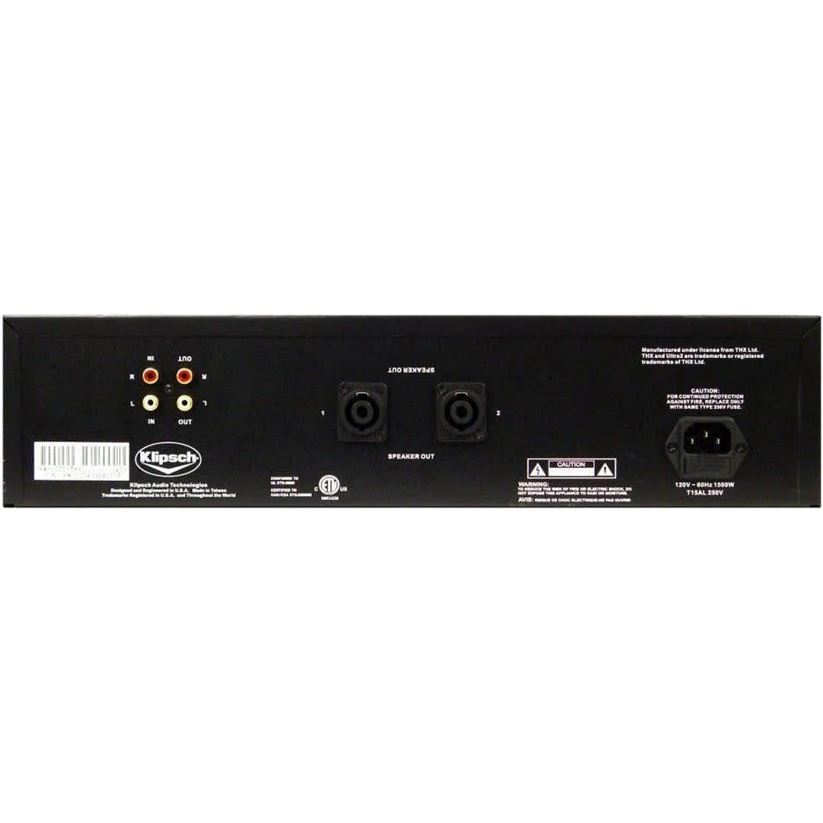 Klipsch KA-1000-THX (120V) | 1000W THX Ultra2 Subwoofer Amplifier | The Grid HiFi