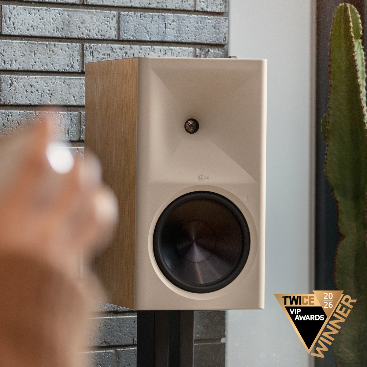 Klipsch The Nines II Dolby Atmos Powered Speakers Walnut | The Grid