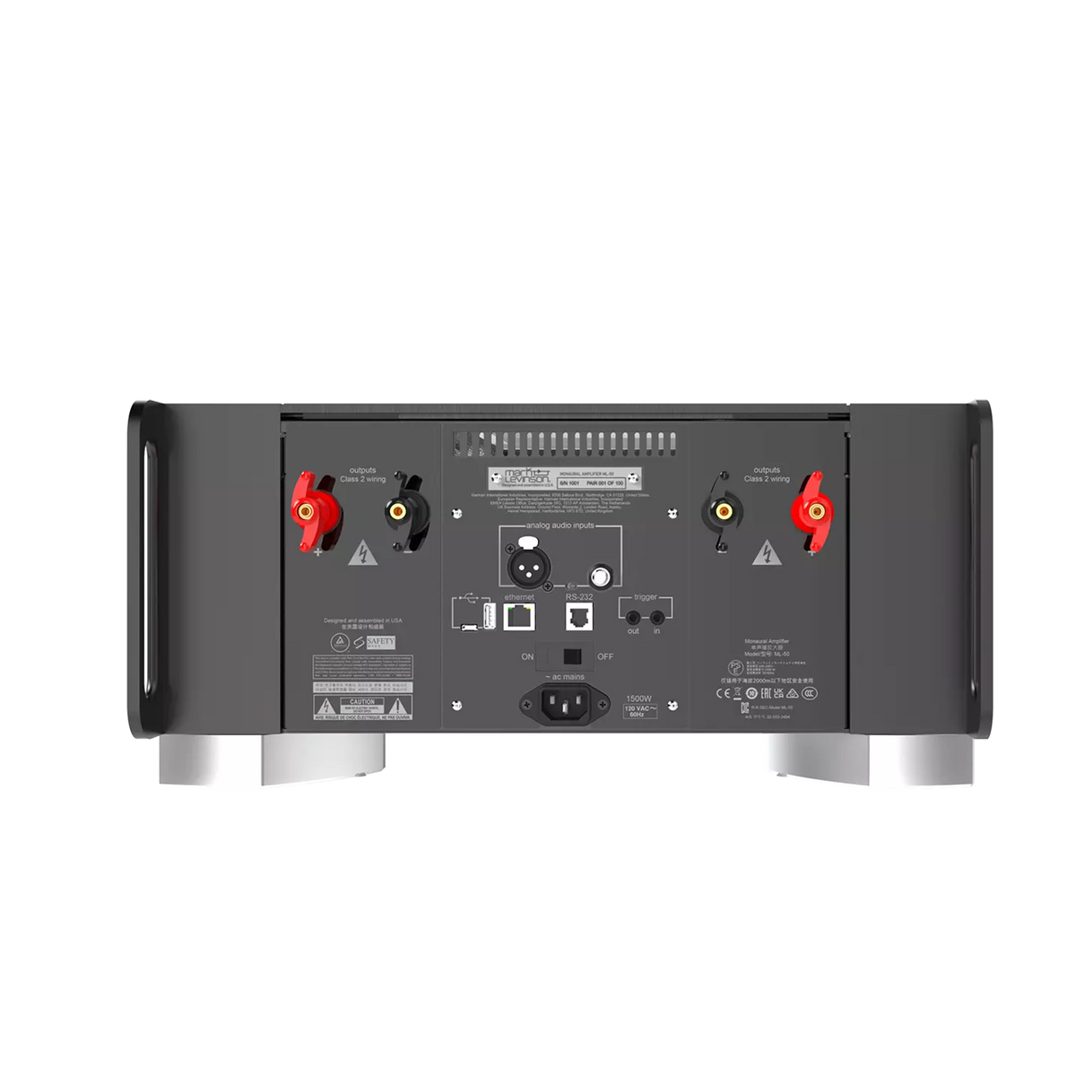 Mark Levinson ML-50 Limited Edition Amplifiers (pair) | The Grid HiFi