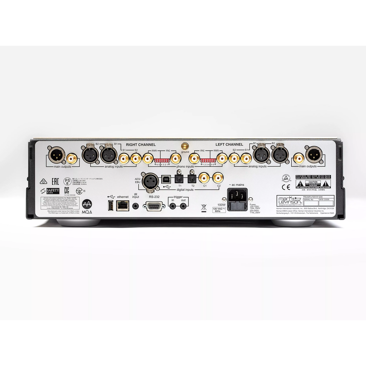 Mark Levinson Nº 5206 Preamplifier & DAC | The Grid HiFi