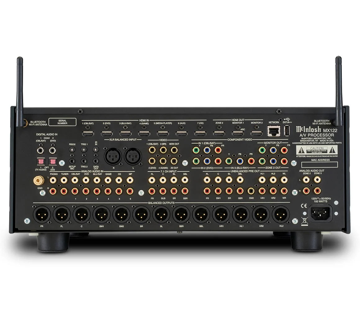 McIntosh MX122 11.2-Channel Home Theater Processor Pre-owned | The Grid
