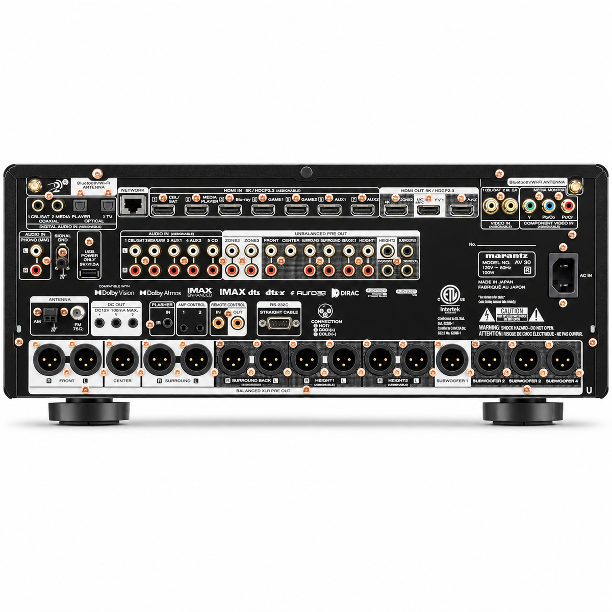 Marantz AV 30 | 11.4-Channel 8K AV Processor & Preamplifier | The Grid HiFi