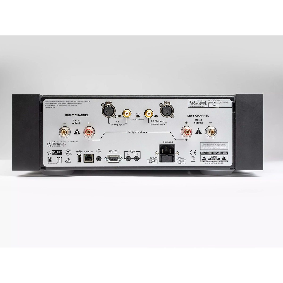 Mark Levinson Nº 5302 Stereo Power Amplifier | The Grid HiFi