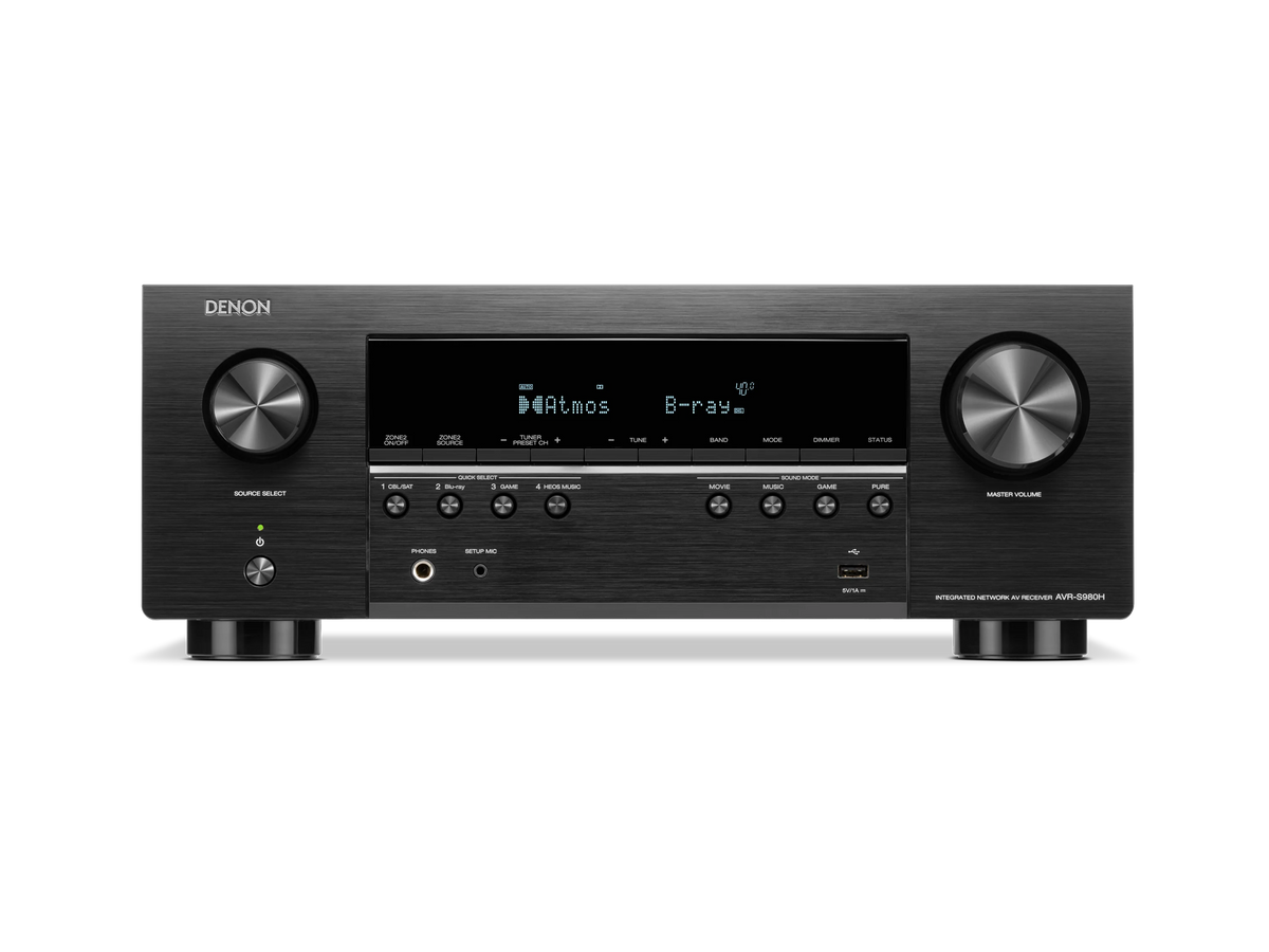 Denon AVR-S980H 7.2-Channel 8K AV Receiver | The Grid HiFi